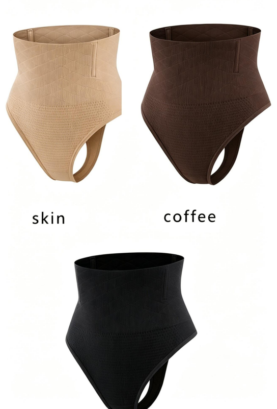 High-waisted sexy thongs for slim waist shaping