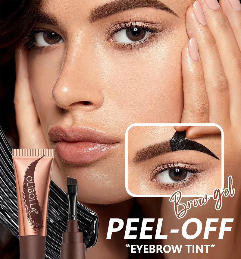 💜LAST DAY SALE BUY 1 GET 1 FREE!!💜Tear-Off Brow Tint – Waterproof, Non-Fading, Long-Lasting Pigment for Precise Brow Definition & Effortless Wild Brow Looks
