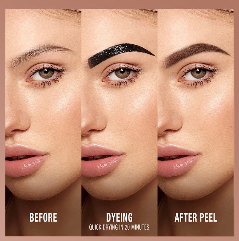 💜LAST DAY SALE BUY 1 GET 1 FREE!!💜Tear-Off Brow Tint – Waterproof, Non-Fading, Long-Lasting Pigment for Precise Brow Definition & Effortless Wild Brow Looks