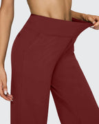 High-Waist Weite Hose — Office Fit，Butt-Lifting